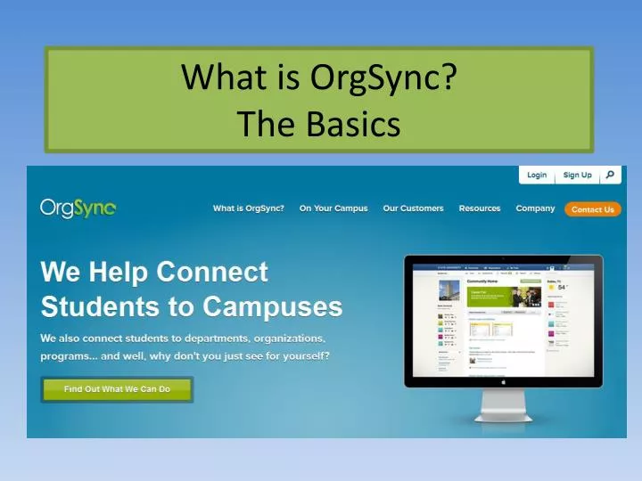 what is orgsync the basics