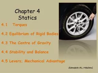 Chapter 4 Statics