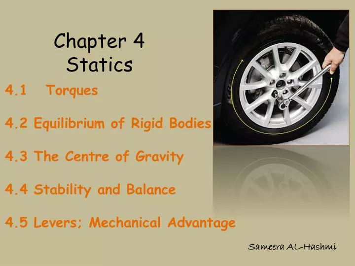 chapter 4 statics
