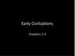 Early Civilizations - slide 1