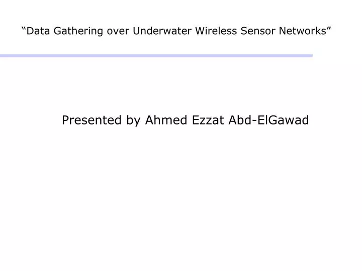 presented by ahmed ezzat abd elgawad