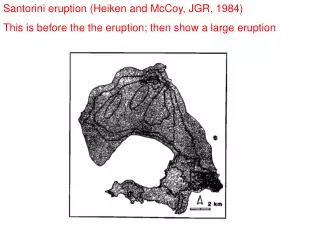 Santorini eruption ( Heiken and McCoy, JGR, 1984)