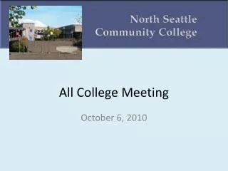 All College Meeting