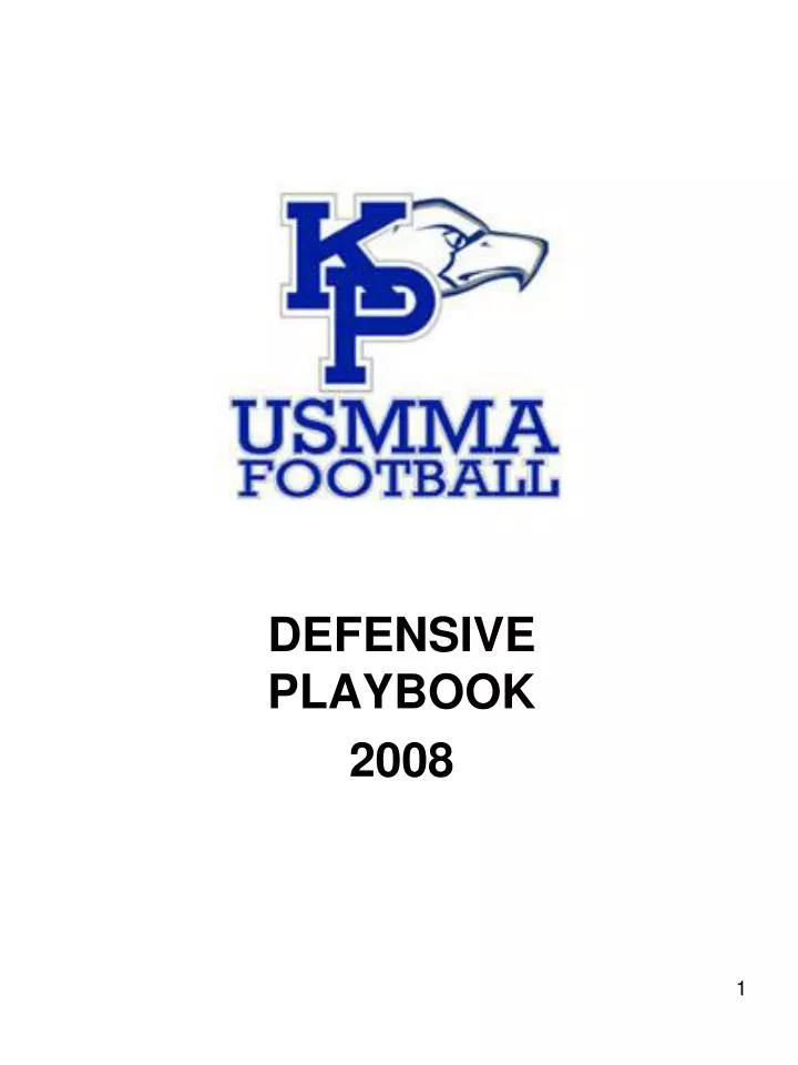 defensive playbook 2008