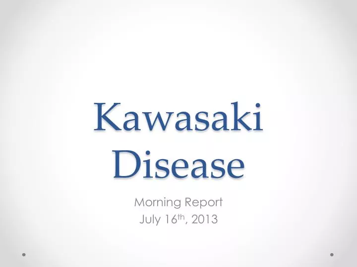 kawasaki disease