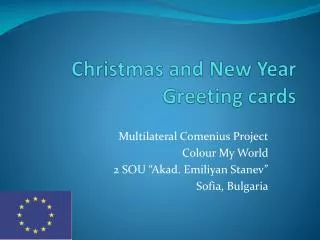 Christmas and New Year Greeting cards