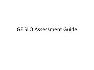 GE SLO Assessment Guide