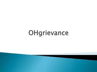 OHgrievance
