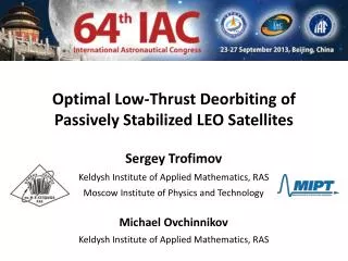 Optimal Low-Thrust Deorbiting of Passively Stabilized LEO Satellites