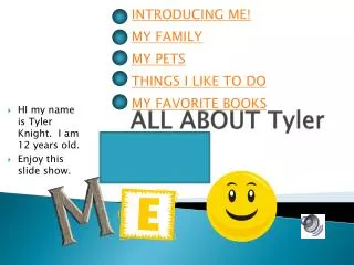 ALL ABOUT Tyler