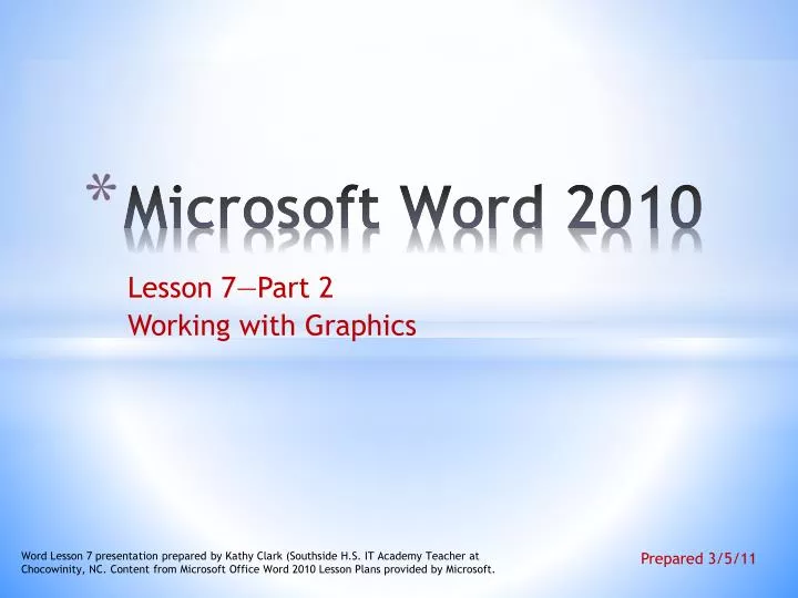 microsoft word 2010