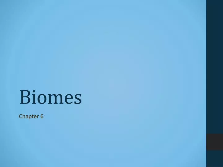 biomes