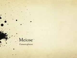 Meiose