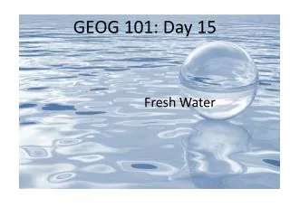 GEOG 101: Day 15