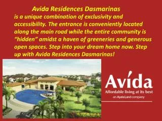 Avida Residences Dasmarinas