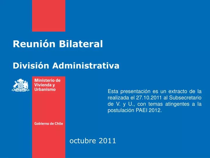 reuni n bilateral divisi n administrativa