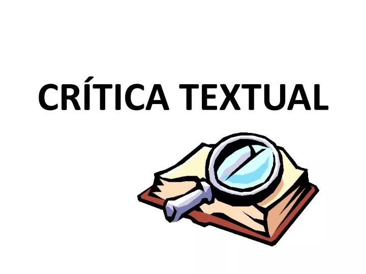 cr tica textual