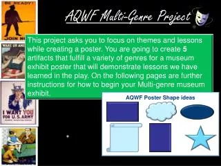 AQWF Multi-Genre Project