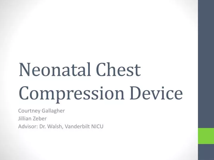 neonatal chest compression device