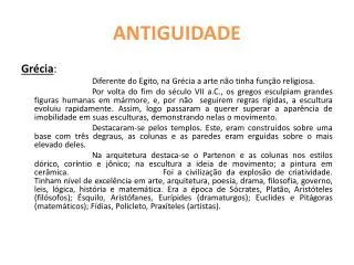 antiguidade