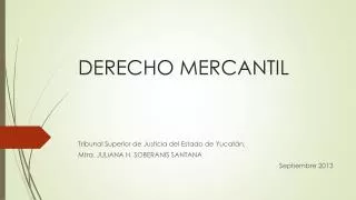 derecho mercantil