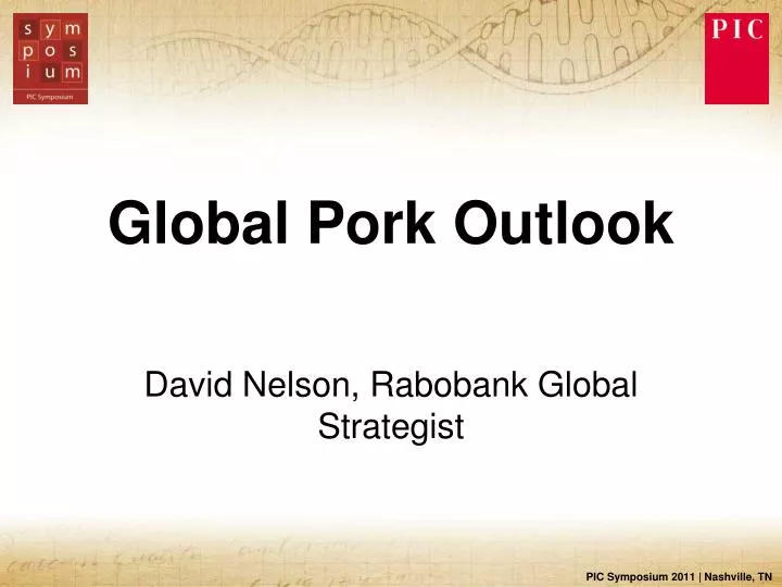 global pork outlook