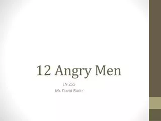 12 angry men