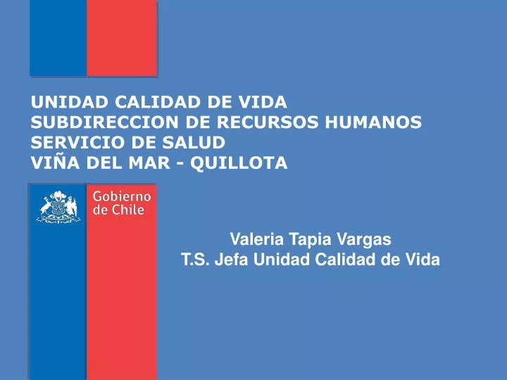 unidad calidad de vida subdireccion de recursos humanos servicio de salud vi a del mar quillota