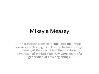 Mikayla Measey