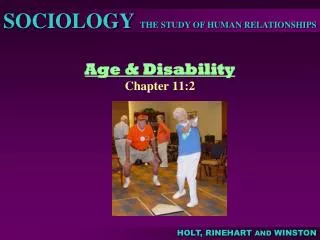 Age &amp; Disability Chapter 11:2