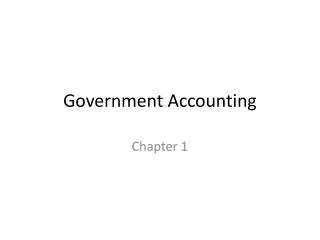 Government Accounting