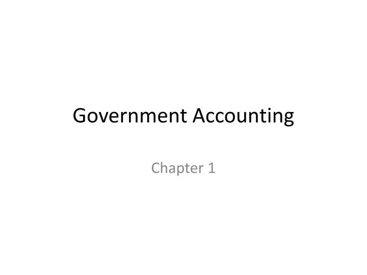 government accounting