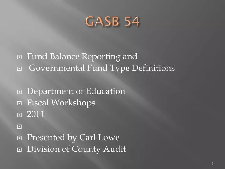 gasb 54