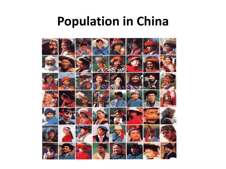 population in china
