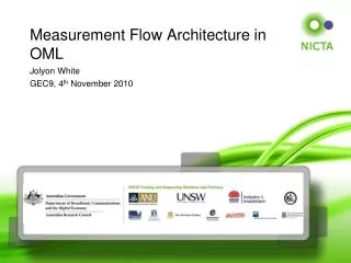 Measurement Flow Architecture in OML