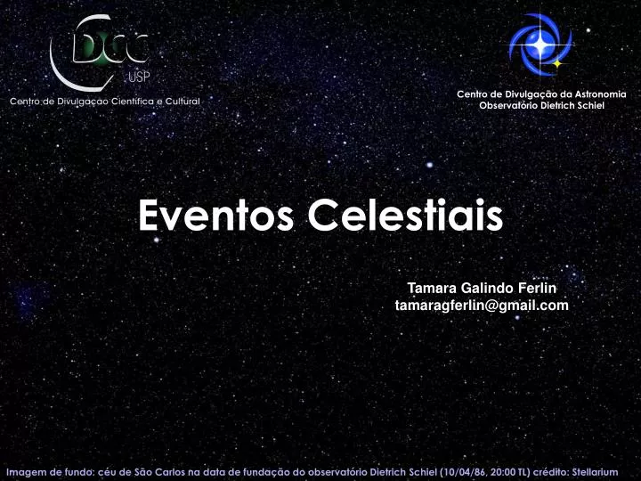 eventos celestiais