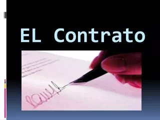el contrato