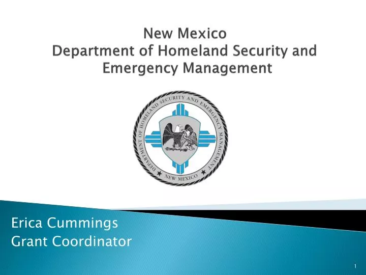 new mexico department of homeland security and emergency management