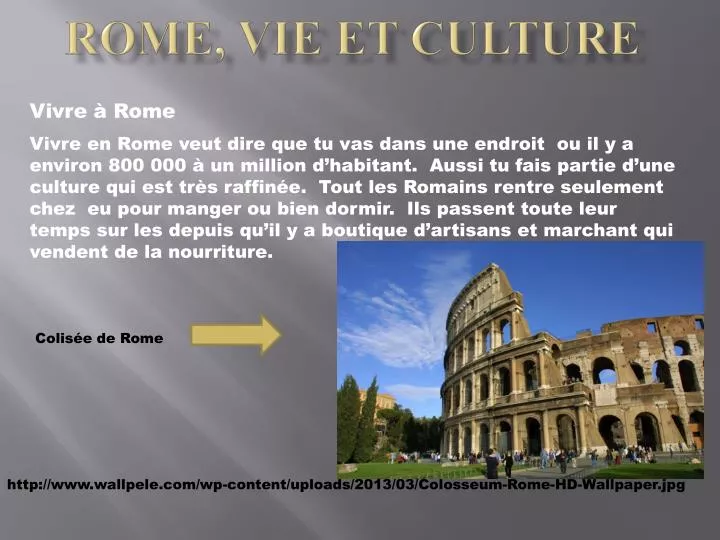 rome vie et culture
