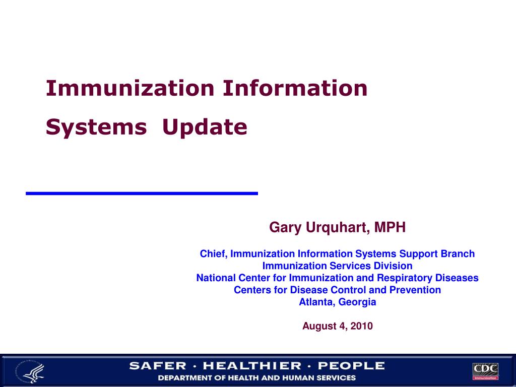 PPT - Immunization Information Systems Update PowerPoint Presentation ...