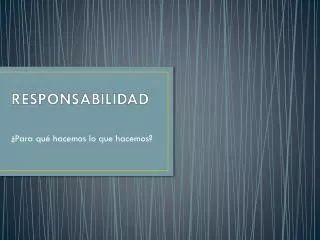 responsabilidad