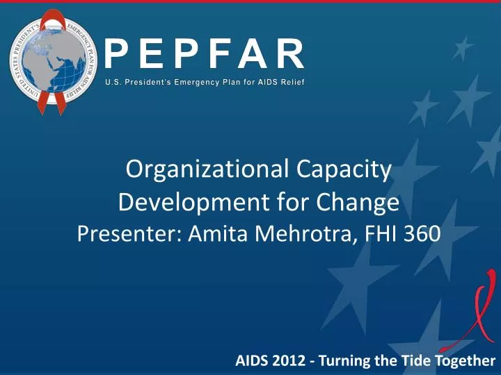 organizational capacity development for change presenter amita mehrotra fhi 360