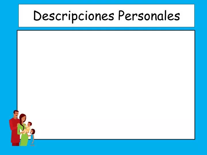 descripc iones personales