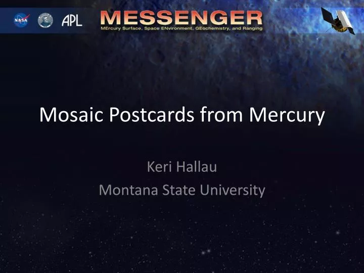 mosaic postcards from mercury
