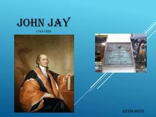 John Jay 1745-1829