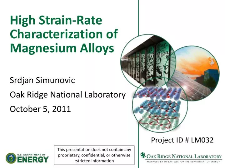 high strain rate characterization of magnesium alloys