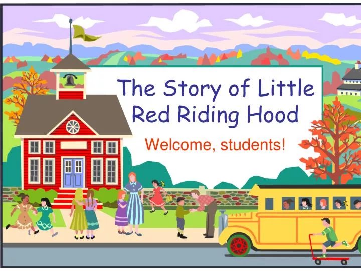 the story of little red riding hood