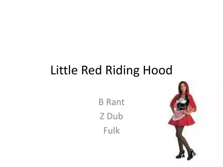 little red riding hood