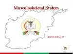 Musculoskeletal System - slide 1