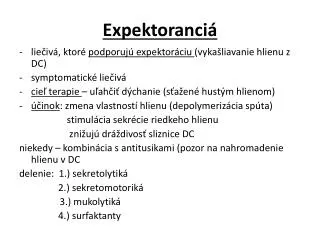 expektoranci